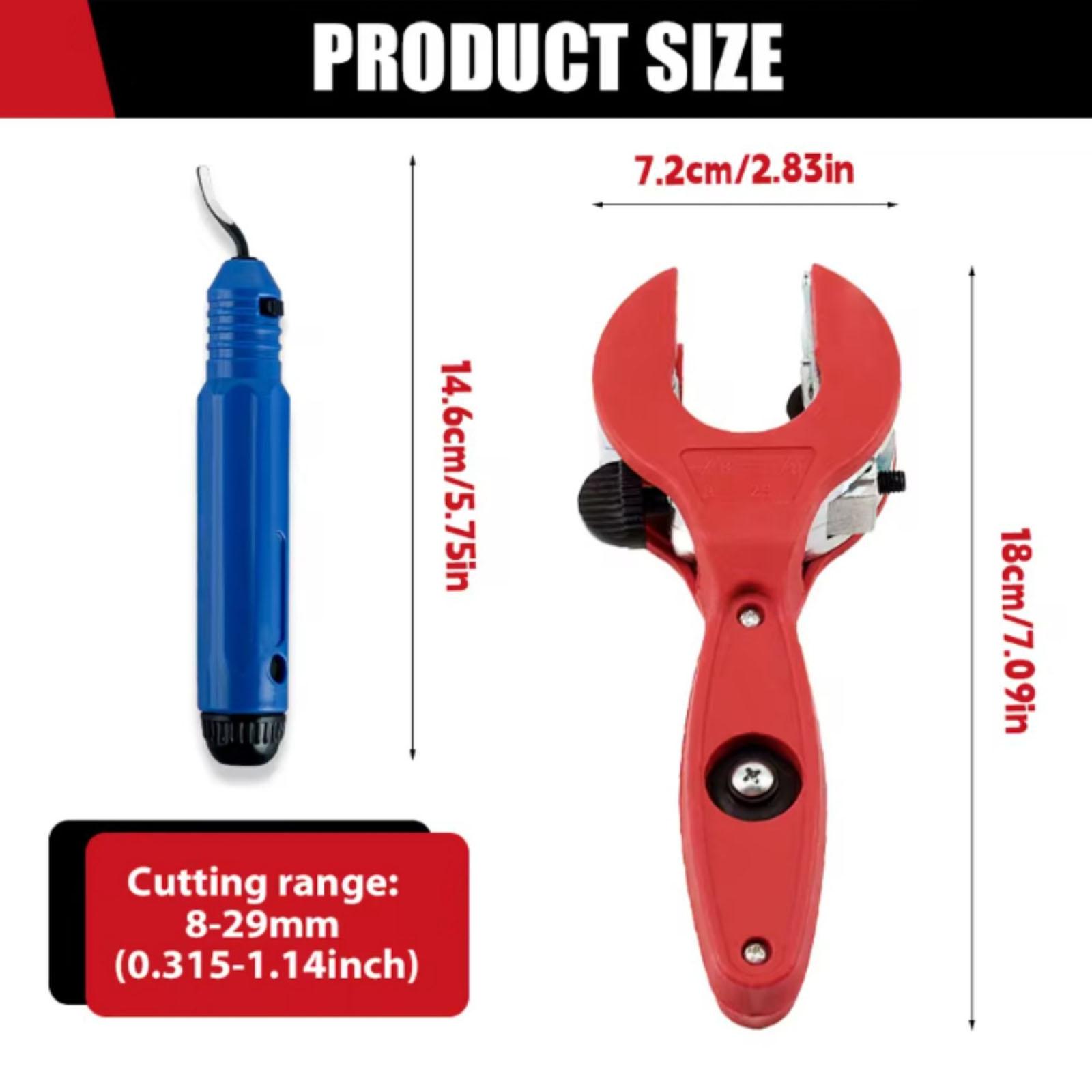 Pipe Cutter Ratchet - เครื่องตัดท่อแบบมีระบบตัดละเอียด ทำจากโลหะผสมสังกะสี ใช้งานด้วยมือ สำหรับท่อทองแดง อลูมิเนียม สแตนเลส