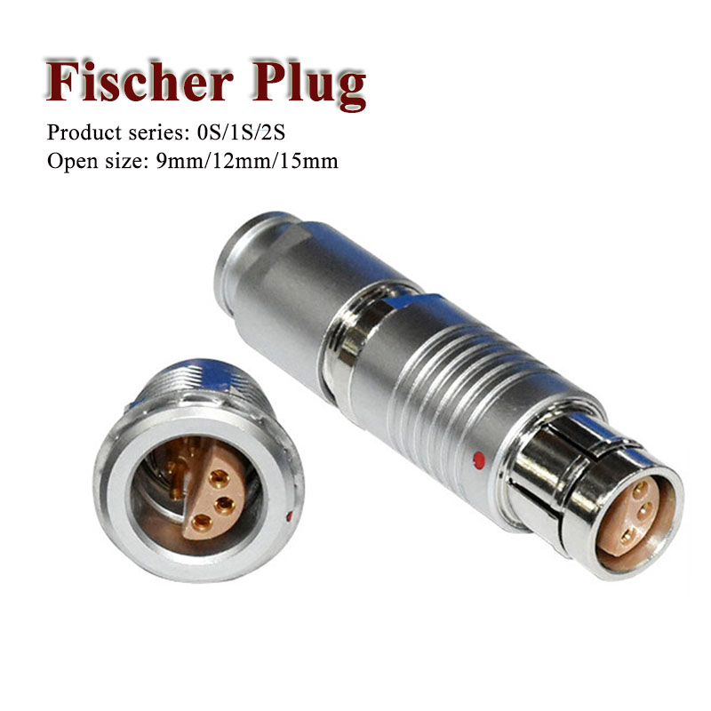 Push Fit Connector - ปลั๊กอากาศยานแบบล็อคอัตโนมัติ 0S 1S 2S Push Pull