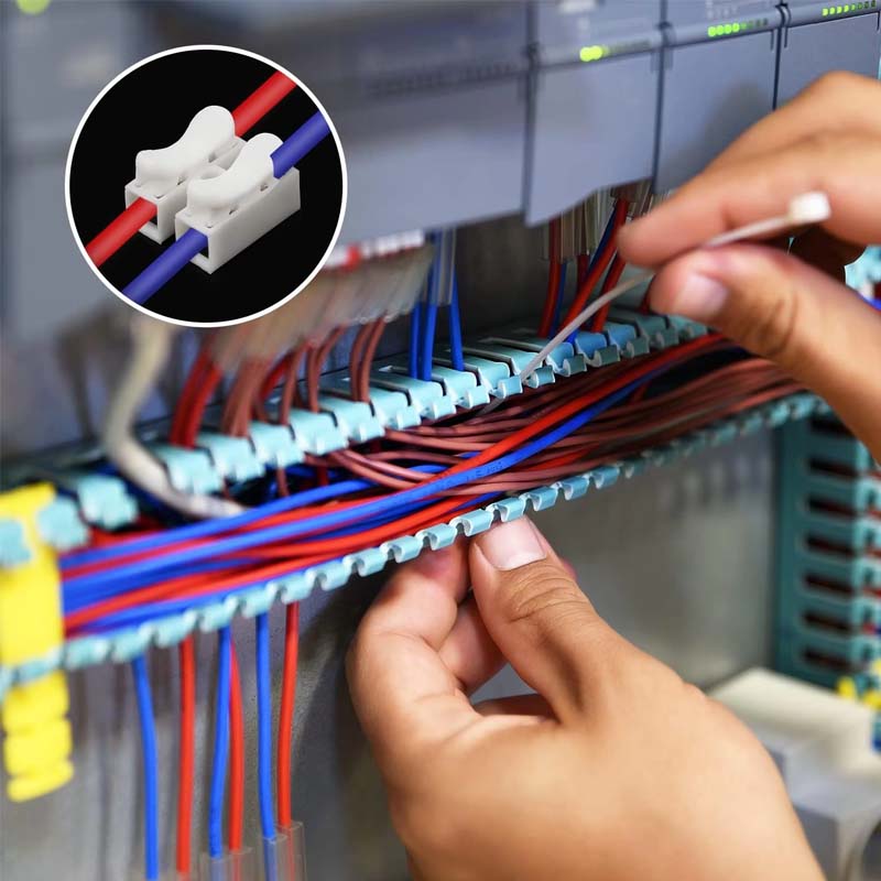 50pcs Push Quick สายไฟ CH2 Con - Push Fit Connector บทวิจารณ์และราคา