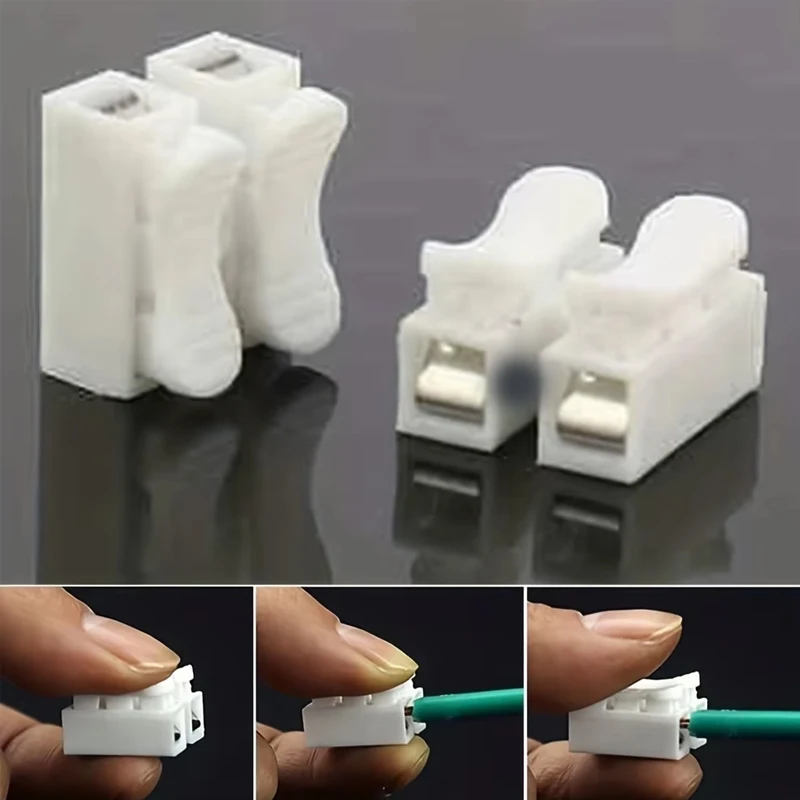 50pcs Push Quick สายไฟ CH2 Con - Push Fit Connector บทวิจารณ์และราคา
